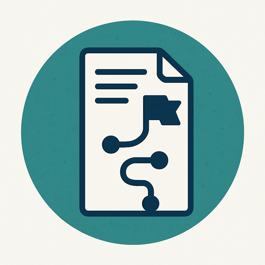 Icone Feuille de Route